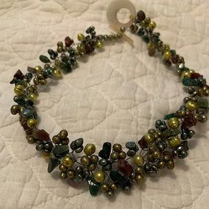 Custom hand beaded boutique necklace